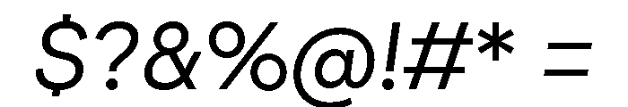 AtGeodesic RetinaItalic Font OTHER CHARS