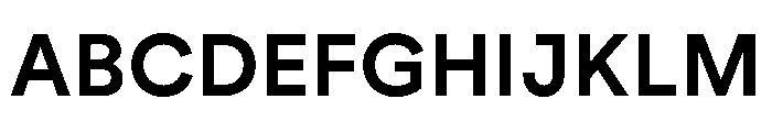 AtGeodesic Semibold Font UPPERCASE