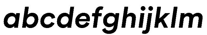 AtGeodesic SemiboldItalic FONT