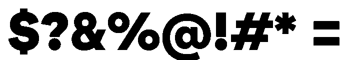 AtGeodesic Super Font OTHER CHARS