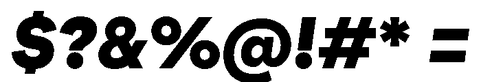 AtGeodesic SuperItalic Font OTHER CHARS