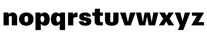 AtHauss Black Font LOWERCASE