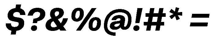 AtHauss BoldItalic Font OTHER CHARS