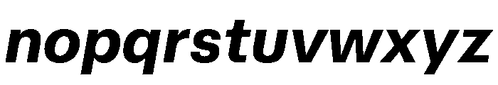 AtHauss BoldItalic Font LOWERCASE