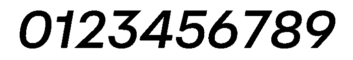 AtHauss MediumItalic Font OTHER CHARS