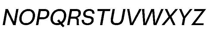 AtHauss RegularItalic Font UPPERCASE