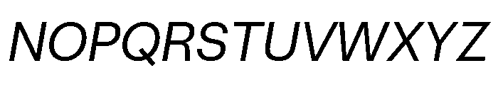 AtHauss RetinaItalic Font UPPERCASE