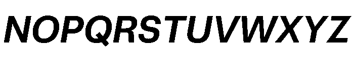AtHauss SemiboldItalic Font UPPERCASE