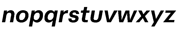 AtHauss SemiboldItalic Font LOWERCASE