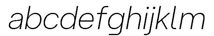 AtHauss ThinItalic FONT