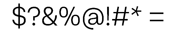 AtHaussArabic Light Font OTHER CHARS