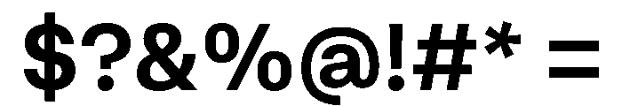 AtHaussArabic Semibold Font OTHER CHARS