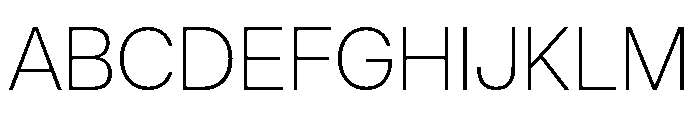 AtHaussArabic Thin Font UPPERCASE