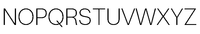 AtHaussArabic Thin Font UPPERCASE