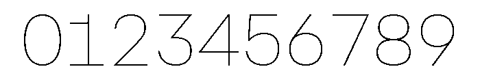 AtHaussMono Air Font OTHER CHARS