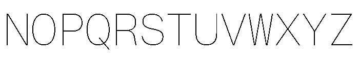 AtHaussMono Air Font UPPERCASE
