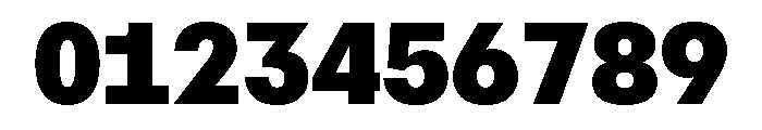 AtHaussMono Black Font OTHER CHARS