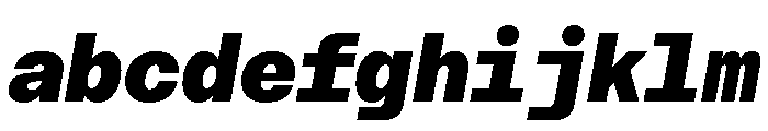 AtHaussMono BlackItalic FONT
