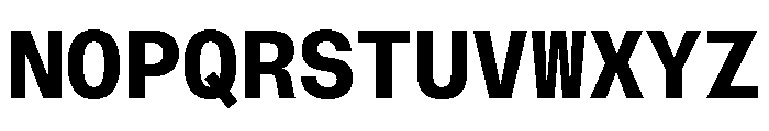 AtHaussMono Bold Font UPPERCASE
