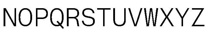 AtHaussMono Light Font UPPERCASE