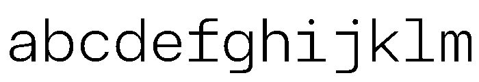 AtHaussMono Light FONT