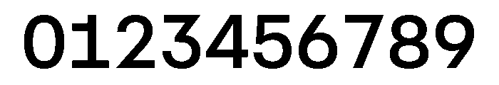 AtHaussMono Medium Font OTHER CHARS
