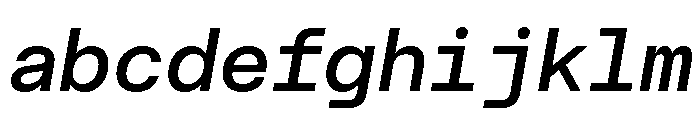 AtHaussMono MediumItalic FONT