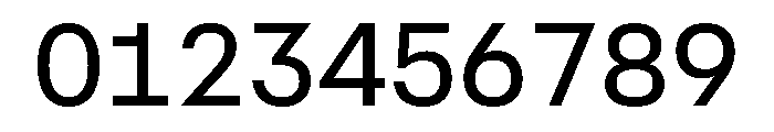 AtHaussMono Regular Font OTHER CHARS
