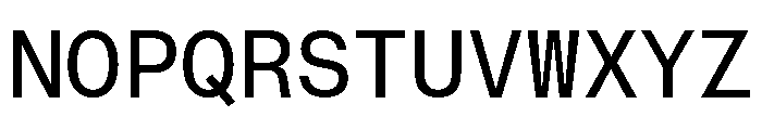 AtHaussMono Regular Font UPPERCASE