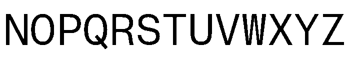 AtHaussMono Retina Font UPPERCASE