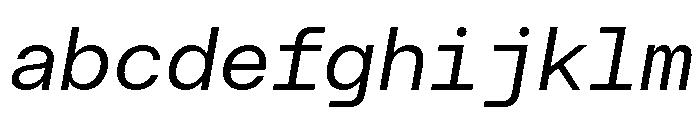 AtHaussMono RetinaItalic FONT
