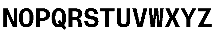 AtHaussMono Semibold Font UPPERCASE