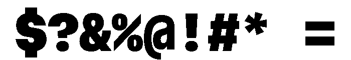 AtHaussMono Super Font OTHER CHARS