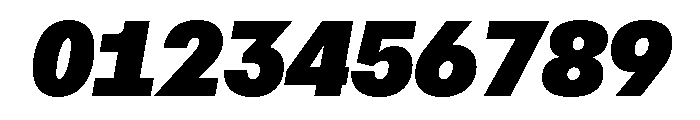 AtHaussMono SuperItalic Font OTHER CHARS