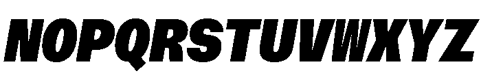 AtHaussMono SuperItalic Font UPPERCASE