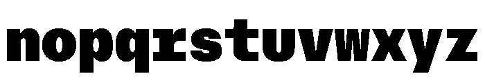 AtHaussMono Super Font LOWERCASE