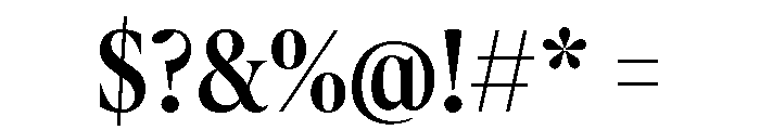 AtKing Book Font OTHER CHARS
