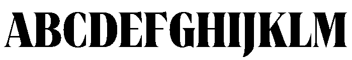 AtKing Poster Font UPPERCASE