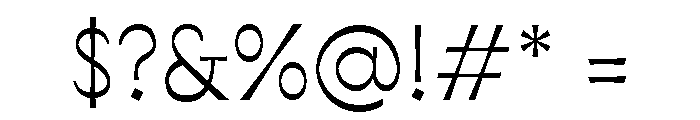 AtKoba Regular Font OTHER CHARS