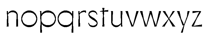 AtKoba Regular Font LOWERCASE