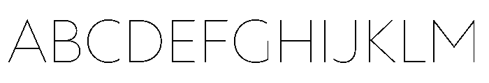 AtQuark Air Font UPPERCASE