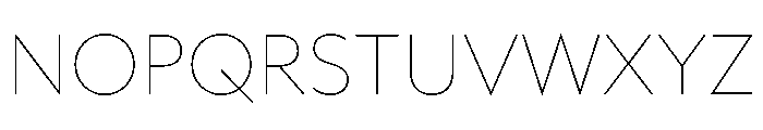 AtQuark Air Font UPPERCASE