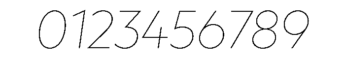AtQuark AirItalic Font OTHER CHARS