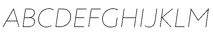 AtQuark AirItalic Font UPPERCASE