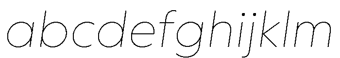 AtQuark AirItalic FONT
