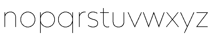 AtQuark Air Font LOWERCASE