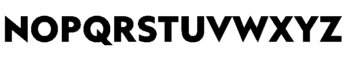 AtQuark Black Font UPPERCASE