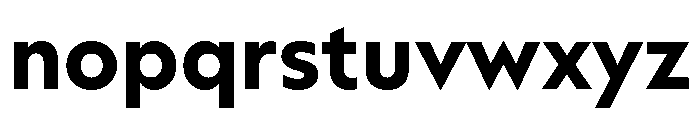AtQuark Bold Font LOWERCASE