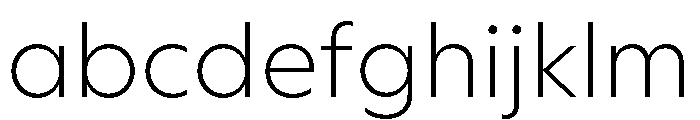 AtQuark Extralight FONT