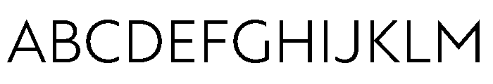 AtQuark Light Font UPPERCASE